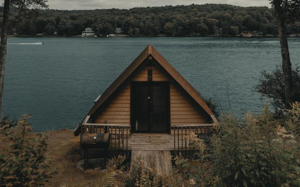 Casas de madeira para férias de verão