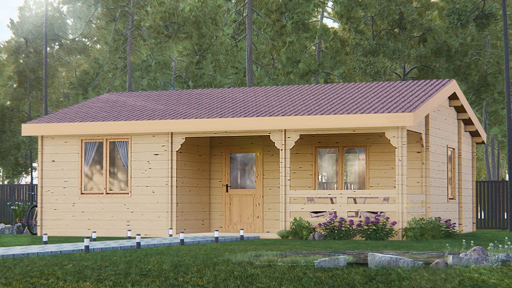 Casa de madeira Manitoba